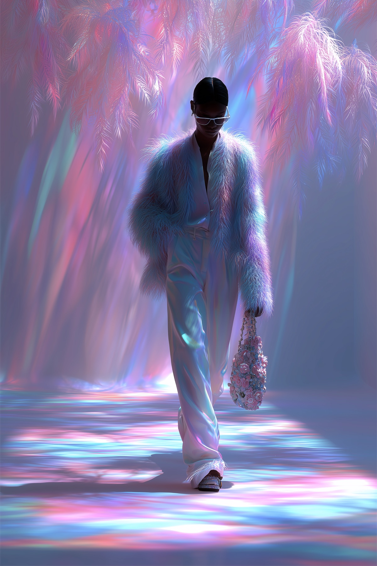 AI aurora fashion visual
