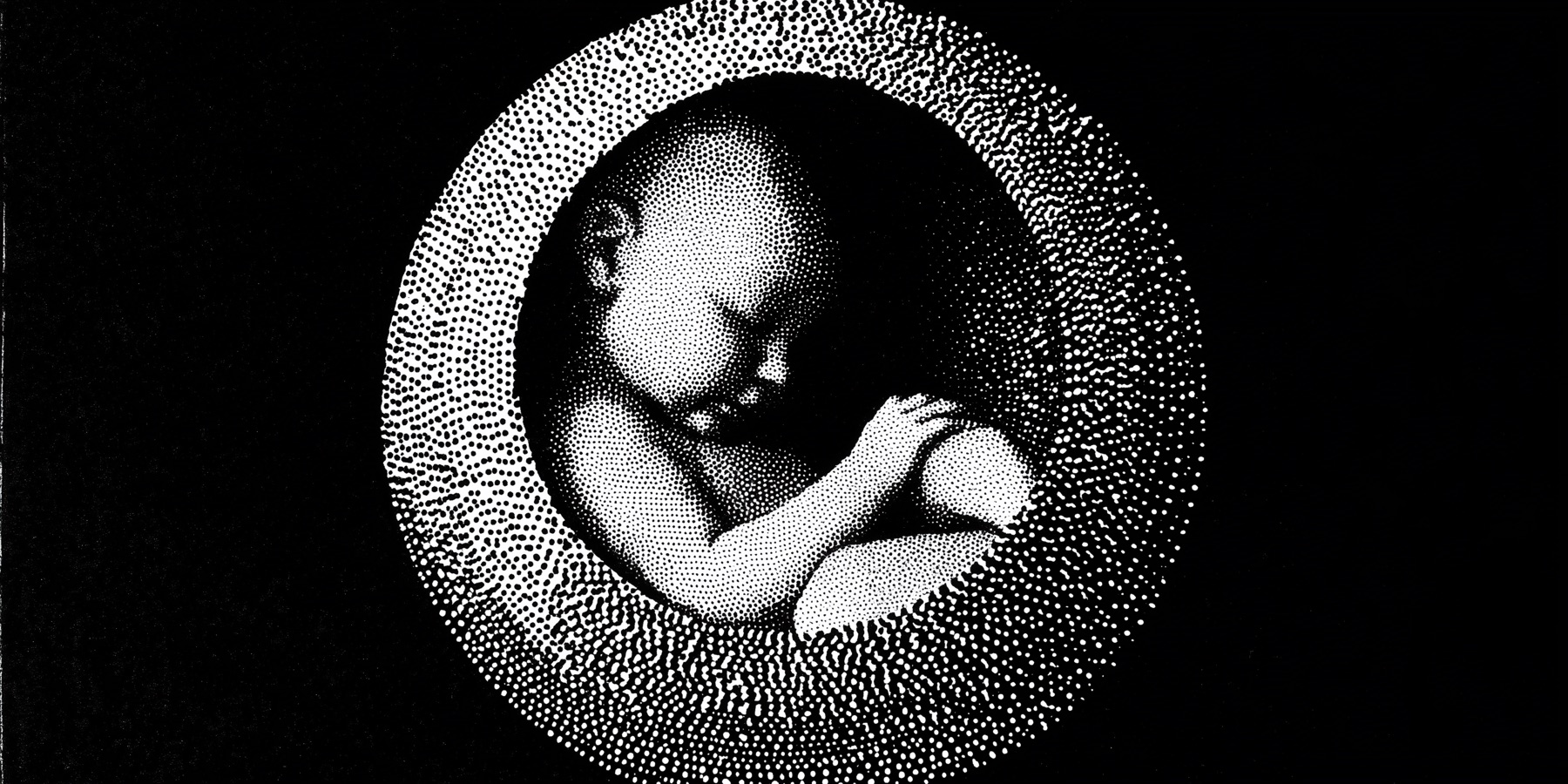 AI fetus orbit artwork